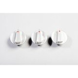 Rugged Ridge Alum Climate Control Knob Set Red 07-10 Jeep Wrangler JK thumbnail 2
