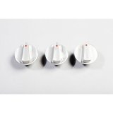 Rugged Ridge Alum Climate Control Knob Set Red 07-10 Jeep Wrangler JK thumbnail 3