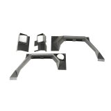 Rugged Ridge XHD Rear Armor Fenders Pair 4 Dr 07-18 Jeep Wrangler JKU thumbnail 1
