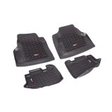 Rugged Ridge Floor Liner Front/Rear Black 1997-2006 Jeep Wrangler TJ thumbnail 1