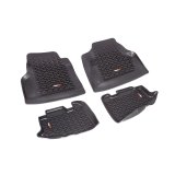 Rugged Ridge Floor Liner Front/Rear Black 1997-2006 Jeep Wrangler TJ thumbnail 2