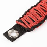 Rugged Ridge Paracord A-Pillar Grab Handle Red 07-18 Jeep Wrangler JK thumbnail 3