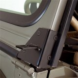 Rugged Ridge 76-95 Jeep CJ/YJ Black Windshield Hinge Light Brackets thumbnail 4