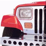 Rugged Ridge 87-95 Jeep Wrangler YJ Stainless Steel Stone Guard Set thumbnail 2