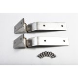 Rugged Ridge 87-95 Jeep Wrangler YJ Stainless Steel Tailgate Hinges thumbnail 1