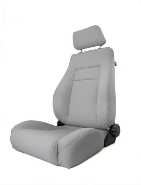 Rugged Ridge Ultra Front Seat Reclinable Gray 97-06 Jeep Wrangler TJ