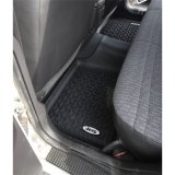 Rugged Ridge Floor Liner Rear Black 1984-2001 Jeep Logo Cherokee XJ thumbnail 3
