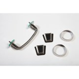 Rugged Ridge 13-18 Jeep Wrangler Tie Stainless Steel Down Hood Kit thumbnail 1