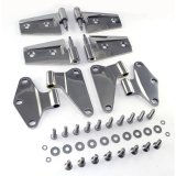 Rugged Ridge 07-18 Jeep Wrangler JK Stainless Steel Door Hinge Kit thumbnail 2