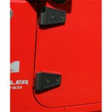 Rugged Ridge 07-18 Jeep Wrangler JK Textured Black Hinge Cover Set thumbnail 1