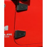 Rugged Ridge 07-18 Jeep Wrangler JK Textured Black Hinge Cover Set thumbnail 2