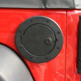 Rugged Ridge Locking Gas Cap Door Black Alum 07-18 Jeep Wrangler JK thumbnail 3