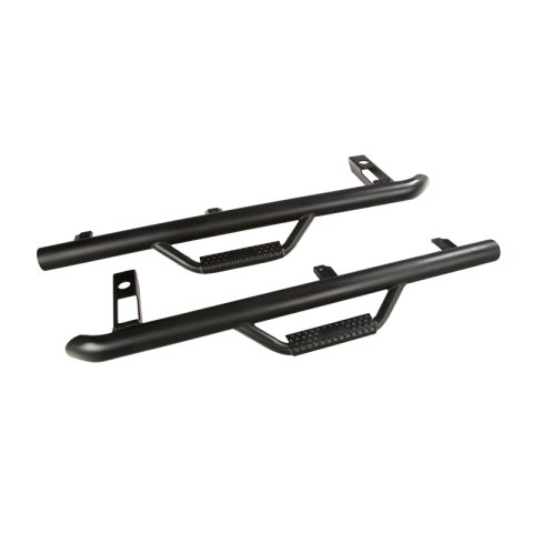 Rugged Ridge Spartan Nerf Bar Textured Black 97-06 Jeep Wrangler TJ thumbnail 1