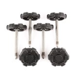 Rugged Ridge Elite Door Surround Knobs 4-Dr 07-18 Jeep Wrangler JKU thumbnail 8