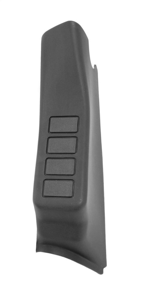 Rugged Ridge A-Pillar 4 Switch Pod Black LHD 07-10 Jeep Wrangler JK thumbnail 1