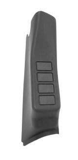 Rugged Ridge A-Pillar 4 Switch Pod Black RHD 11-18 Jeep Wrangler JK thumbnail 1