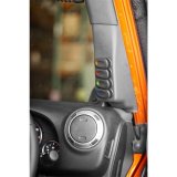 Rugged Ridge A-Pillar 4 Switch Pod Black RHD 11-18 Jeep Wrangler JK thumbnail 4