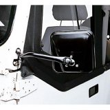 Rugged Ridge 97-06 Jeep Wrangler TJ Black CJ-Style Side Mirror Kit thumbnail 1