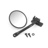 Rugged Ridge 97-18 Jeep Wrangler Black Round Quick Release Mirror thumbnail 1