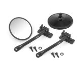Rugged Ridge 97-18 Jeep Wrangler Black Round Quick Release Mirror thumbnail 5
