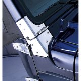 Rugged Ridge 97-06 Jeep Wrangler Stainless Steel Windshield Hinges thumbnail 2