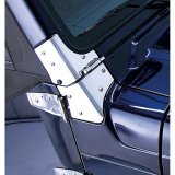 Rugged Ridge 97-06 Jeep Wrangler Stainless Steel Windshield Hinges thumbnail 3