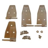 Rugged Ridge 94-95 Jeep Wrangler YJ Stainless Steel Door Hinge Kit thumbnail 1