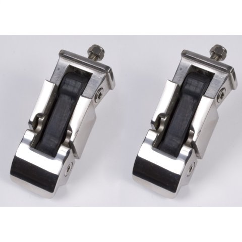 Rugged Ridge 97-06 Jeep Wrangler TJ Stainless Steel Hood Catch Set thumbnail 4