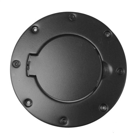 Rugged Ridge 97-06 Jeep Wrangler TJ Black Non-Locking Gas Cap Door thumbnail 2