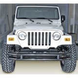 Rugged Ridge 3in Double Tube Bumper 76-06 Jeep CJ / Jeep Wrangler thumbnail 1