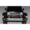 Rugged Ridge 3-In Front Tube Bumper Stainless 07-18 Jeep Wrangler thumbnail 3