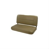 Rugged Ridge Fixed Rear Seat Nutmeg 55-95 Jeep CJ / Jeep Wrangler thumbnail 1