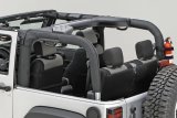 Rugged Ridge Roll Bar Cover Black Polyester 07-18 Jeep Wrangler JK thumbnail 3