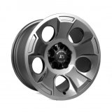 Rugged Ridge Drakon Wheel 17X9 Gun Metal 07-20 Jeep Wrangler JK/JL thumbnail 2