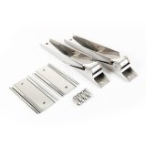 Rugged Ridge 97-06 Jeep Wrangler Stainless Steel Tailgate Hinges thumbnail 5
