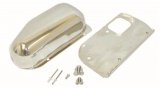 Rugged Ridge 76-86 Jeep CJ Stainless Steel Wiper Motor Cover Kit thumbnail 1