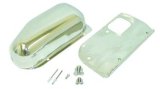 Rugged Ridge 76-86 Jeep CJ Stainless Steel Wiper Motor Cover Kit thumbnail 2