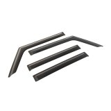 Rugged Ridge Window Visors Matte Black 18-20 Jeep Wrangler JLU/JT thumbnail 2
