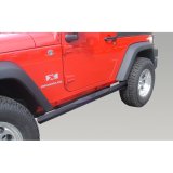 Rugged Ridge 4 1/4-In Oval Side Step Black 07-18 Jeep Wrangler JK thumbnail 2