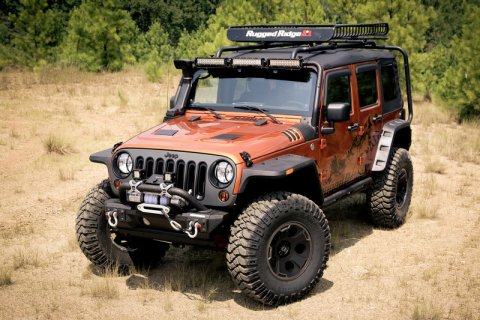 Rugged Ridge Hurricane Flat Fender Flare Kit 07-18 Jeep Wrangler thumbnail 3