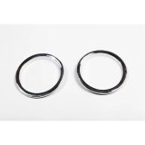 Rugged Ridge Turn Signal Bezel Trim Chrome 07-18 Jeep Wrangler JK thumbnail 4