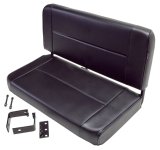 Rugged Ridge Fixed Rear Seat Black 55-95 Jeep CJ / Jeep Wrangler thumbnail 2