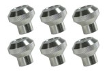 Rugged Ridge 76-86 Jeep CJ Billet Stainless Steel Dash Knob Set thumbnail 1