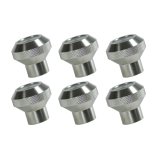 Rugged Ridge 76-86 Jeep CJ Billet Stainless Steel Dash Knob Set thumbnail 2
