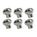 Rugged Ridge 76-86 Jeep CJ Billet Stainless Steel Dash Knob Set thumbnail 3
