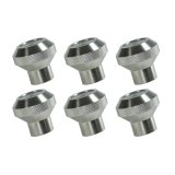 Rugged Ridge 76-86 Jeep CJ Billet Stainless Steel Dash Knob Set thumbnail 4