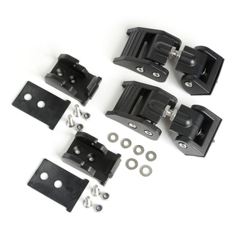 Rugged Ridge 97-06 Jeep Wrangler TJ Textured Black Hood Catches thumbnail 1