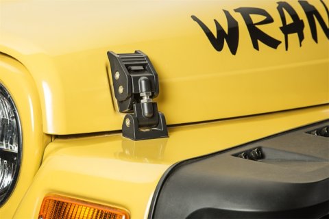 Rugged Ridge 97-06 Jeep Wrangler TJ Textured Black Hood Catches thumbnail 3