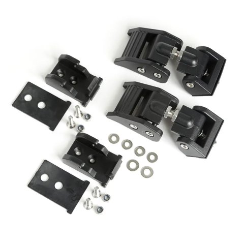 Rugged Ridge 97-06 Jeep Wrangler TJ Textured Black Hood Catches thumbnail 5