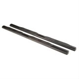 Rugged Ridge 4in Oval Side Step Black 18-20 Jeep Wrangler JL 4DR thumbnail 1
